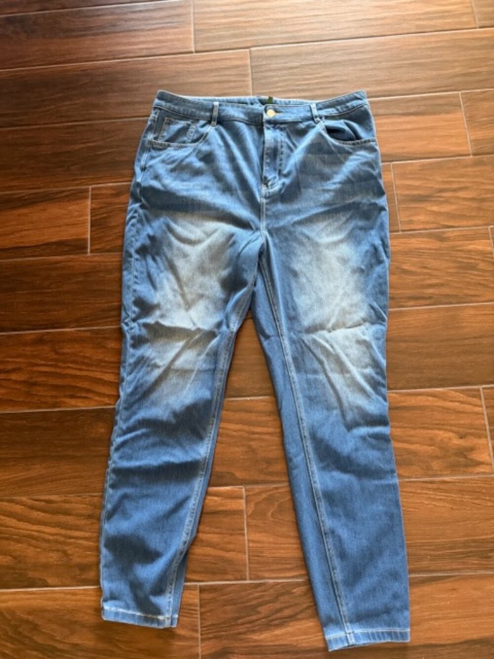 Halara Stretch straight leg denim jeans/jeggings XL